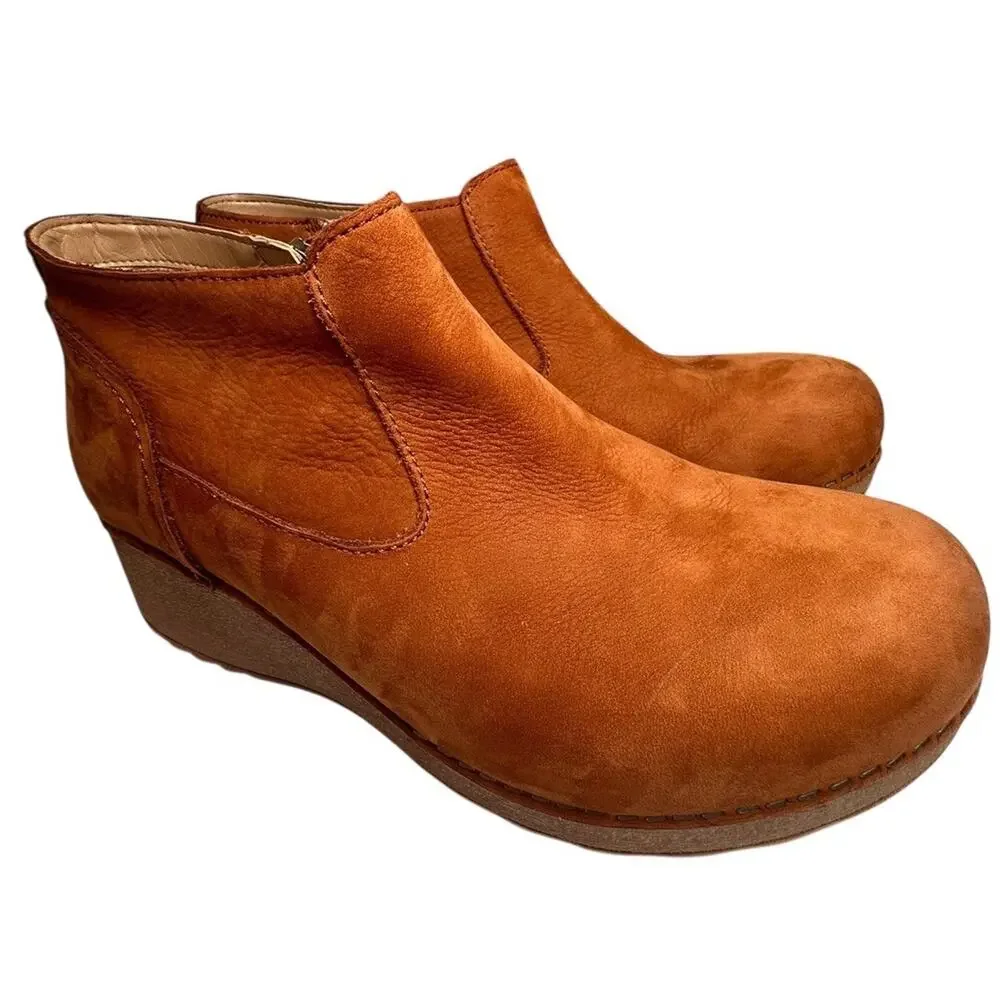 Dansko Women's Ankle Boots in Tan - Picture 10 of 15